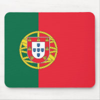 Plaque de souris avec Drapeau du Portugal
