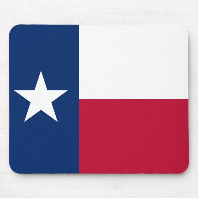 Tapis De Souris Plaque de souris avec Drapeau du Texas - USA (Devant)