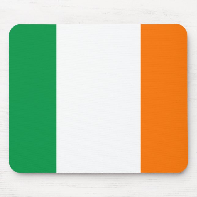 Tapis De Souris Plaque de souris avec Drapeau Irlande (Devant)
