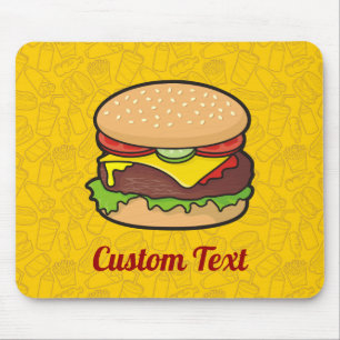 Tapis De Souris Plaque de souris Cheeseburger