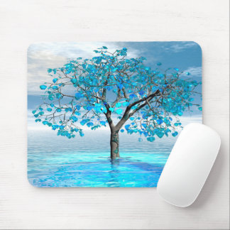 Tapis De Souris Plaque de souris Crystal Blue Tree