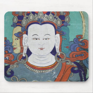 Tapis De Souris Plaque de souris de Bouddha Tibétain