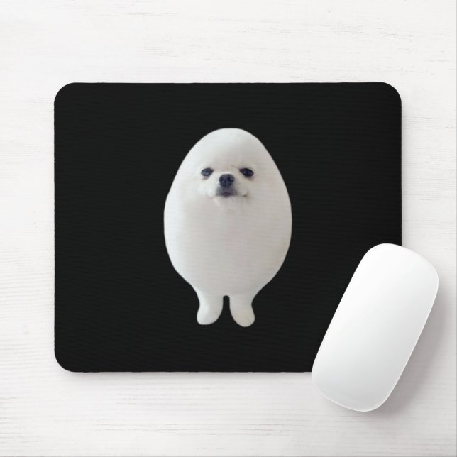 Tapis De Souris Plaque de souris de mème de chien d'oeuf (Avec souris)