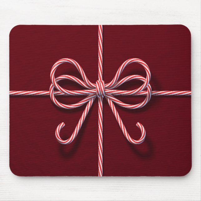Tapis De Souris Plaque de souris de sucre de canne Bow (Devant)