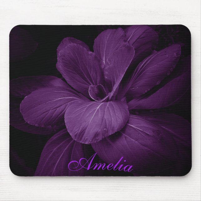 Tapis De Souris Plaque de souris Florale personnalisée (Devant)