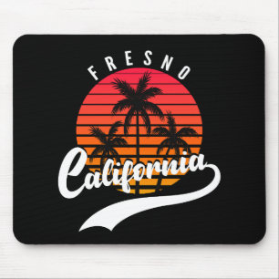 Tapis De Souris Plaque de souris Fresno Retro Sunset