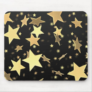 Tapis De Souris Plaque de souris Golden Stars