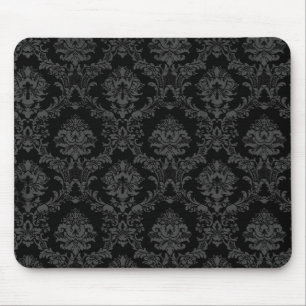 Tapis De Souris Plaque de souris gothique noire