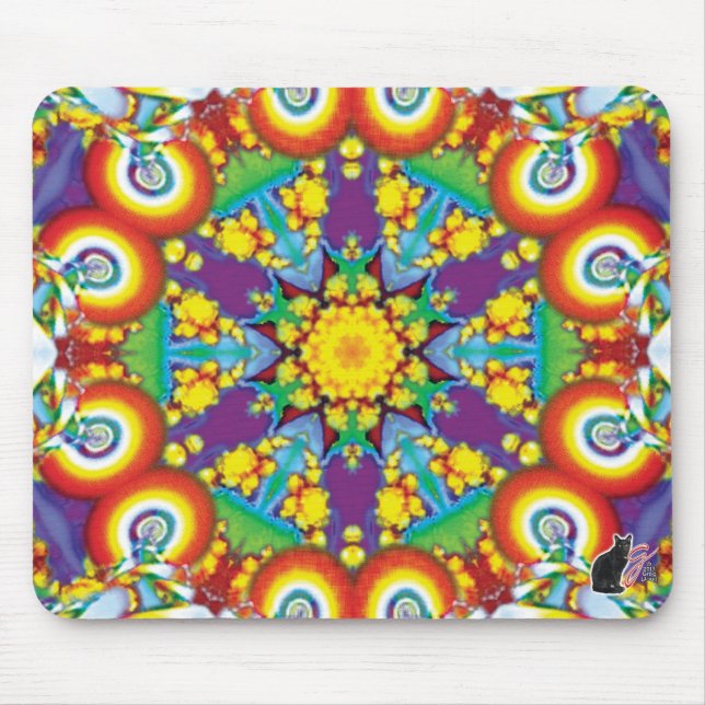Tapis De Souris Plaque de souris Phyletic Kaleidoscope (Devant)
