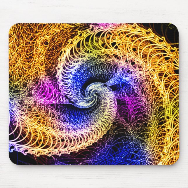 Tapis De Souris Plaque de souris spirale (Devant)