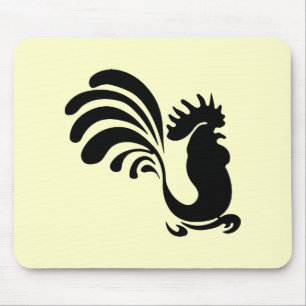 Tapis De Souris Plaque de souris Stylisée Rooster