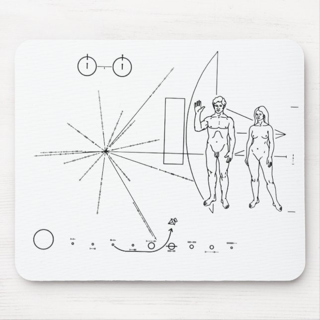 Tapis De Souris Plaque Pioneer (Devant)