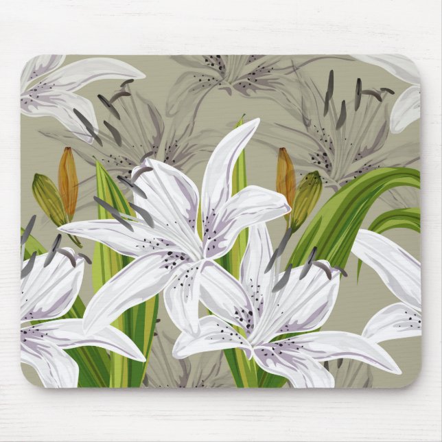 Tapis De Souris Plaques florales Pad de souris (Devant)