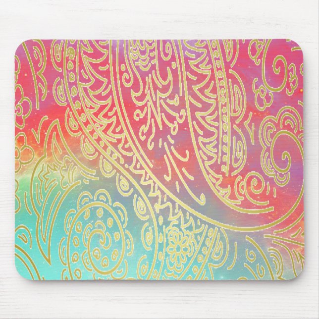 Tapis De Souris Plaquettes de souris colorées (Devant)