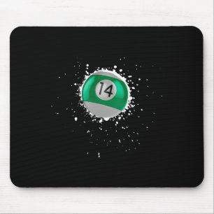 Tapis De Souris Plate-forme de peinture de billard de 14 balles co