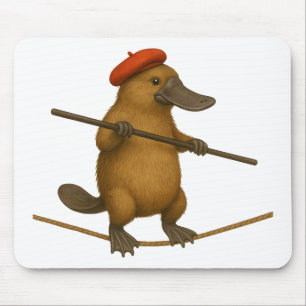 Tapis De Souris Platon ornithorynque funambule