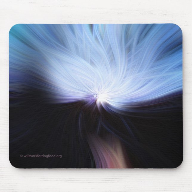 Tapis De Souris Pleine lune Mousepad en hausse (Devant)
