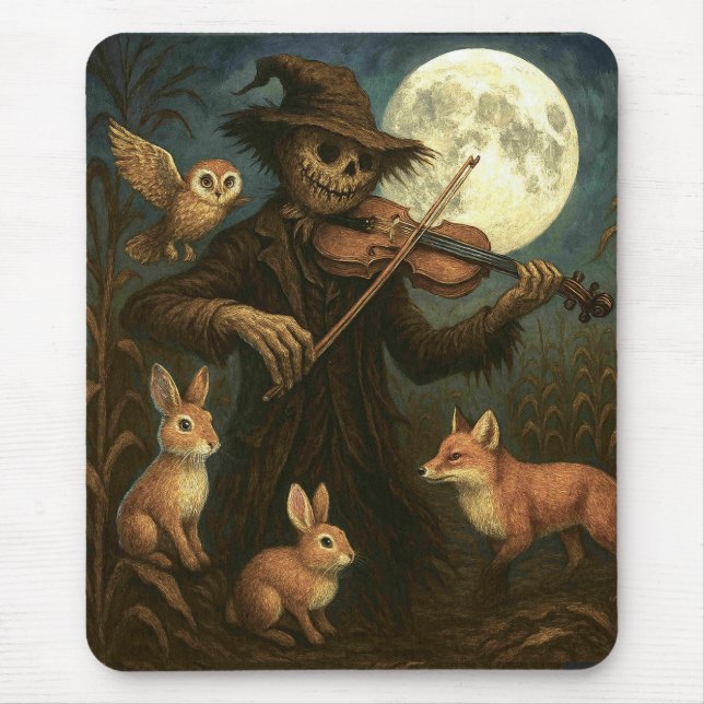 Tapis De Souris Pleine lune Scarecrow Serenade (Devant)