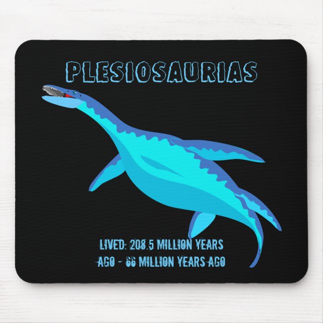 Tapis De Souris Plesiosaurus Dinosaur (Devant)