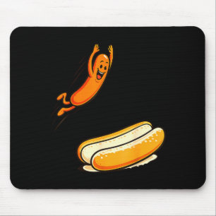 Tapis De Souris Plongeon extrême de hotdog 