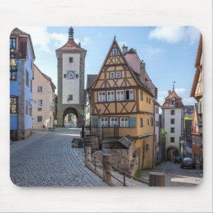 Tapis De Souris Plönlein à Rothenburg ob der Tauber, Allemagne
