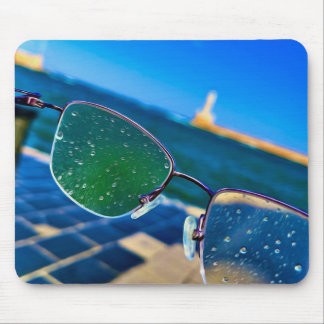 Tapis De Souris Pluie en mer