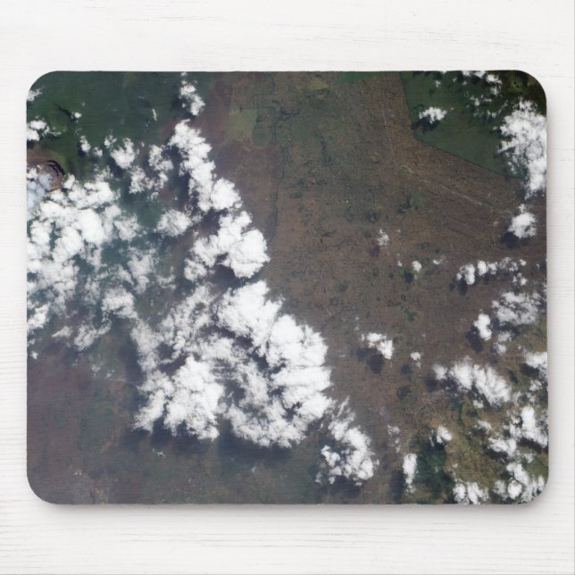 Tapis De Souris Plume monte du volcan Nyiragongo en RDC (Devant)