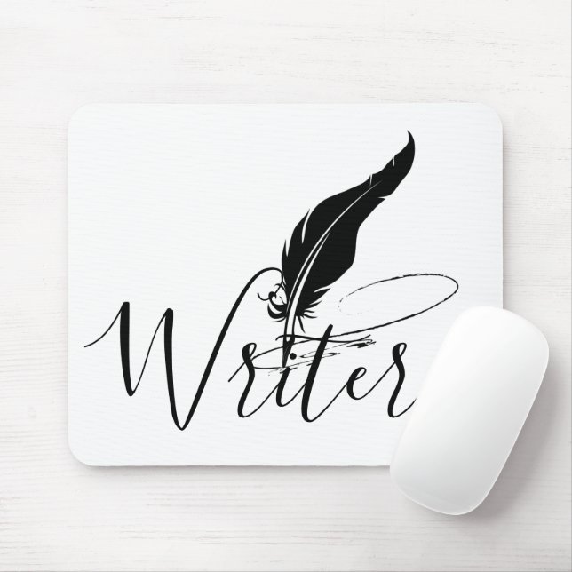 Tapis De Souris Plume personnalisée (Avec souris)