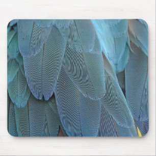 Tapis De Souris Plumes bleues