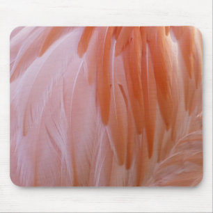 Tapis De Souris Plumes de Flamant rose dans les tons roses
