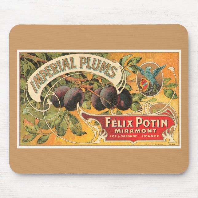Tapis De Souris Plums impériaux (Devant)