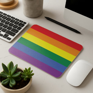 Tapis De Souris Plus de fierté moins de préjugés Mois de la fierté
