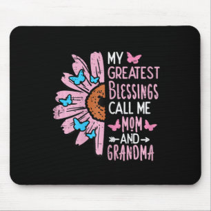 Tapis De Souris Plus grandes bénédictions Appelez-Moi Maman Grand-