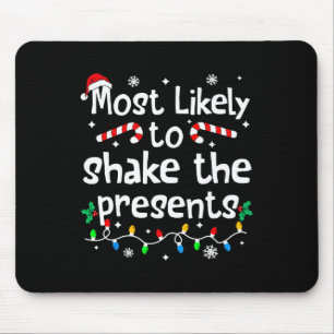 Tapis De Souris Plus susceptible de secouer les cadeaux de Noël