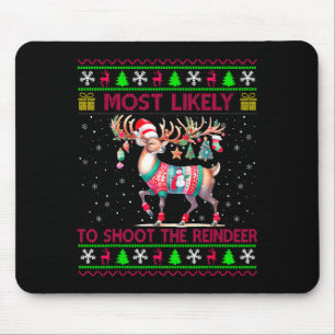 Tapis De Souris Plus susceptible de tirer sur le renne corresponda