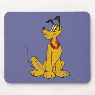 Tapis De Souris Pluto   Vintage & Détresse