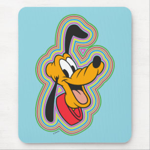 Tapis De Souris Pluton Rétro Radiant Pop Art