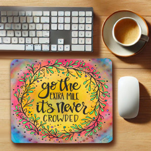 Tapis De Souris Plutôt inspirant ‘Go Extra Mile’
