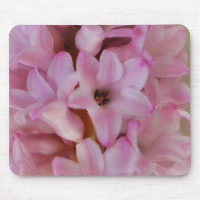 Tapis De Souris Plutôt rose Hyacinth Flowers Souris Pad (Devant)