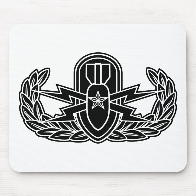 Tapis De Souris Pochoir supérieur d'EOD (Devant)