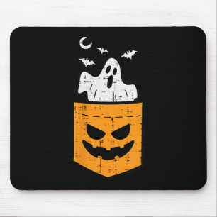 Tapis De Souris Pocket Ghost Effrayant Drôle Costume Halloween Hom