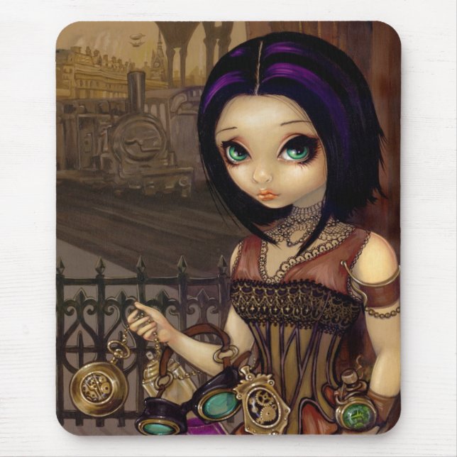 Tapis De Souris Poe - fée Mousepad de steampunk (Devant)