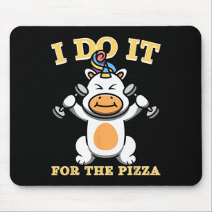 Tapis De Souris Poids Unicorn Motivation De L'Exercice Pour Un Bod