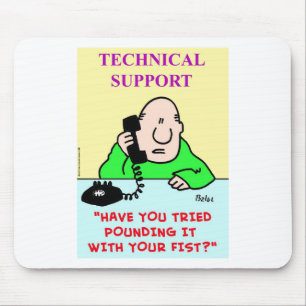 Tapis De Souris poing de broyage de support technique