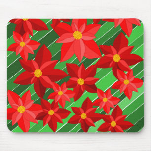 Tapis De Souris Poinsettias
