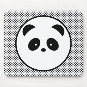 Tapis De Souris Point de polka de panda