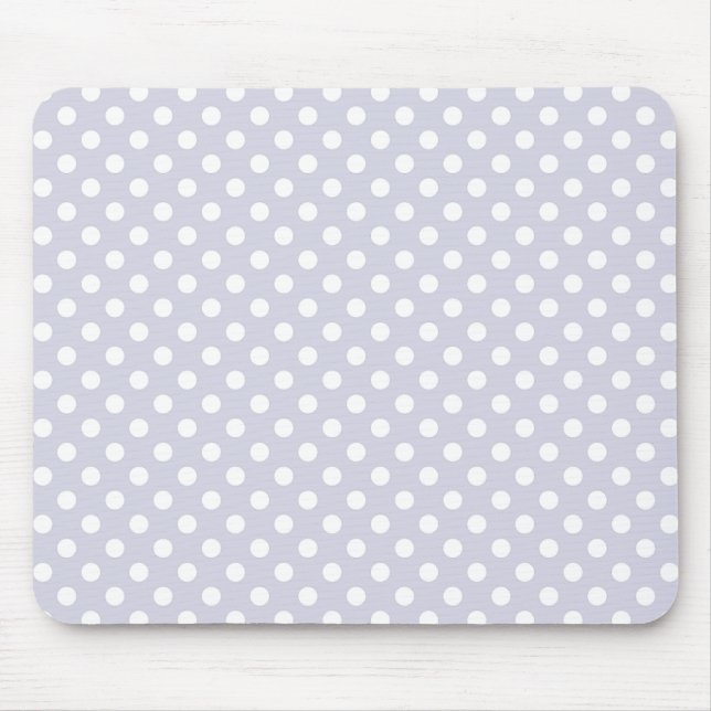 Tapis De Souris Point de polka de silence d'orchidée Mousepad (Devant)