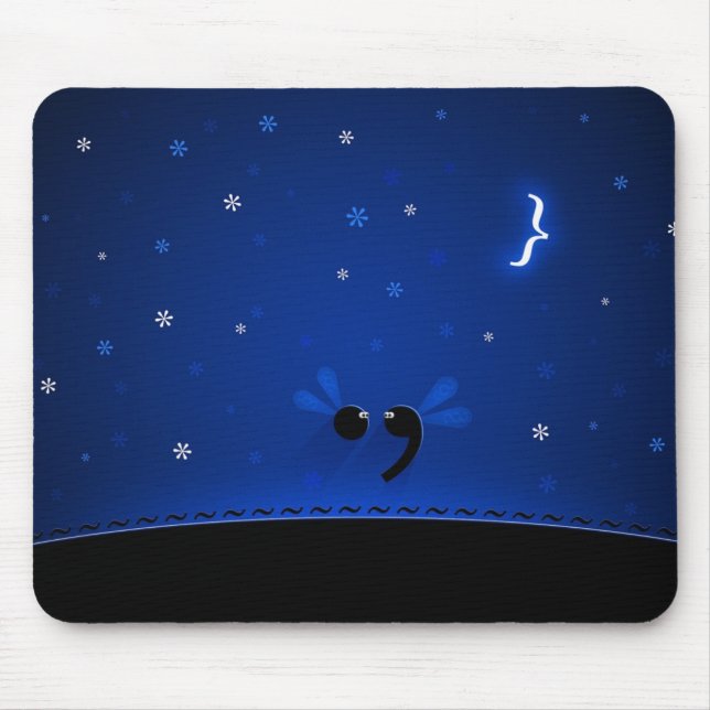 Tapis De Souris Point-virgule (Devant)