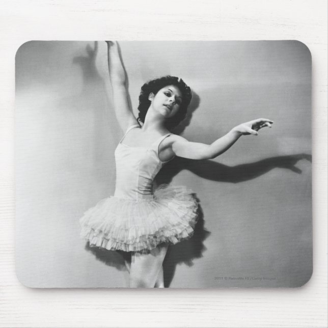 Tapis De Souris Pointe B&W d'en de ballerine (Devant)