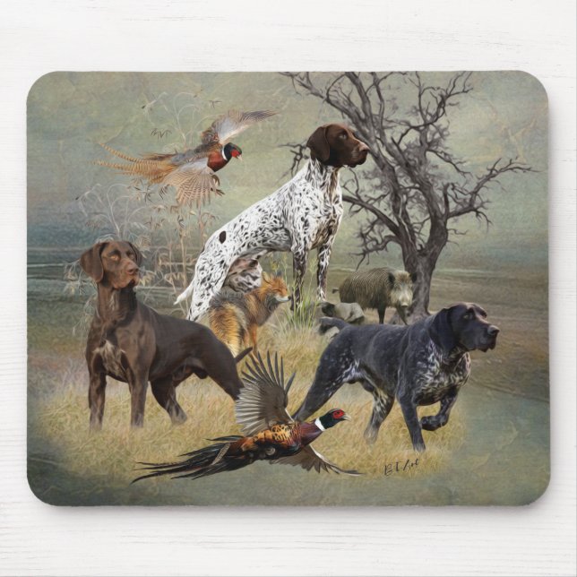 Tapis De Souris Pointeurs germains (GSP) (Devant)